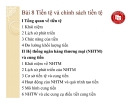 Bài giảng Kinh tế vĩ mô (ĐH Ngoại thương) - Bài 8 Tiền tệ và chính sách tiền tệ