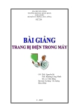 Bài giảng Trang bị điện trong máy - ĐH Bách khoa Đà Nẵng