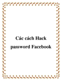 các cách hack password fac