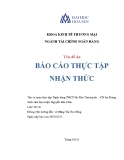 Báo cáo thực tập nhận thức: Ngân hàng TMCP Sài Gòn Thương tín - Chi nhánh An Giang