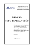 Báo cáo thực tập nhận thức: Ngân Hàng Nông Nghiệp và Phát Triển Nông Thôn – Chi nhánh huyện Tân Phước