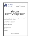 Báo cáo thực tập nhận thức: Công ty Cổ phần CN DV TM Ngọc Nghĩa Nhà máy nhựa số 2