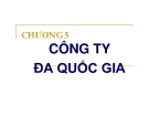 Bài giảng Tài chính quốc tế ( Đại học công nghiệp TP Hồ Chí Minh) - Chương 5