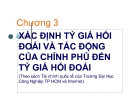 Bài giảng Tài chính quốc tế ( Đại học công nghiệp TP Hồ Chí Minh) - Chương 3