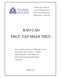 Báo cáo thực tập nhận thức: Công ty TNHH Kiểm toán AS