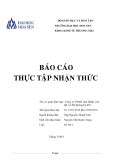 Báo cáo thực tập nhận thức: Công ty TNHH một thành viên quản lý và xây dựng đường bộ 483