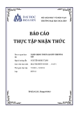 Báo cáo thực tập nhận thức: Ngân Hàng TMCP Sài Gòn Thường Tín