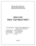 Báo cáo thực tập nhận thức: Công ty trách nhiệm hữu hạn thiết kế in ấn Hoàng Tín