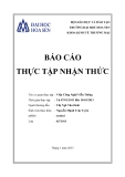 Báo cáo thực tập nhận thức: Viện Công Nghệ Viễn Thông