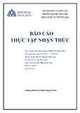 Báo cáo thực tập nhận thức: Công ty TNHH Tân Ngọc Bích