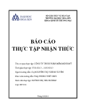 Báo cáo thực tập nhận thức: Công ty TNHH  phần mềm Minh Mỹ