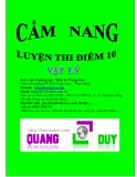 Cẩm nang luyện thi điểm 10 vật lý - Lê Trọng Duy