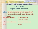 Báo cáo: Tìm hiểu các thiết bị đốt dịch đen của quá trình thu hồi hóa chất trong sản xuất bột Kraft