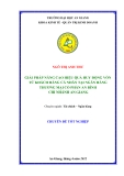 Luận văn: Giải pháp nâng cao hiệu quả huy động vốn từ khách hàng cá nhân tại ngân hàng thương mại CP An Bình chi nhánh An Giang