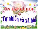 Bài giảng TNXH 1 bài 21: Ôn tập xã hội