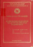 Khóa luận tốt nghiệp: Hợp đồng liên doanh theo quy định của pháp luật Việt Nam: Những bất cập và giải pháp tháo gỡ