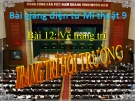 Bài giảng Trang trí hội trường - Mỹ thuật 9 - GV.N.Bách Tùng