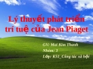 Tiểu luận: Lý thuyết phát triển trí tuệ của Jean Piaget