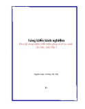 Sáng kiến kinh nghiệm: Rèn kỹ năng nhận biết biện pháp tu từ so sánh cho học sinh lớp 3