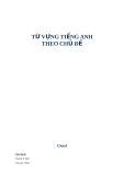 Từ vựng tiếng Anh theo chủ đề