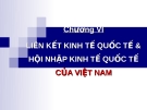 Bài giảng Kinh tế quốc tế - Chương 6