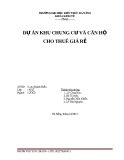 Tiểu luận: Dự án khu chung cư và căn hộ cho thuê giá rẻ