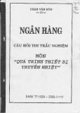 Ngân hàng câu hỏi trắc nghiệm môn Quá trình thiết bị truyền nhiệt (Phạm Văn Bôn) - Phần đề thi