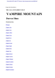 Vampire mountain
