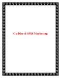 Cơ bản về SMS Marketing