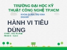 Bài thuyết trình: Hành vi tiêu dùng