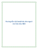 Hướng dẫn đặt Backlink cho người mới bắt đầu SEO