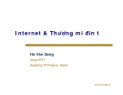 Bài giảng Internet & thương mại điện tử - Hà Văn Sang