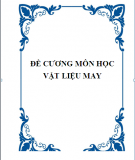 Đề cương môn học Vật liệu may