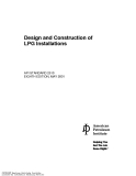 Design and Construction of LPG Installations - American Petroleum Institute