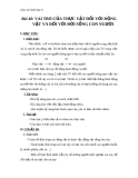 Giáo án Sinh học 6 bài 48: Vai trò của thực vật và động vật đối với đời sống con người