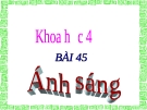 Slide bài Ánh sáng - Khoa học 4 - GV.H.T.Minh