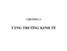 Bài giảng Tăng trưởng kinh tế ( Chương 3)