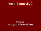 Bài giảng Kinh tế học vĩ mô - Chương 1: Khái quát về kinh tế vĩ mô