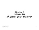 Bài giảng Kinh tế vĩ mô ( Trần Thị Minh Ngọc)  - Chương 3 Tổng cầu và chính sách tài khóa