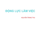 Bài giảng Động lực làm việc - Nguyễn Trang Thu