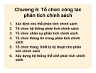 Bài giảngTổ chức công tác phân tích chính sách