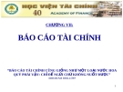 Bài giảng Kế toán doanh nghiệp (Nguyễn Thị Nga) - Chương 7: Báo cáo tài chính