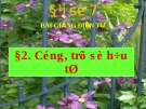 Bài giảng Đại số 7 chương 1 bài 2: Cộng, trừ số hữu tỉ