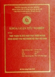 Khóa luận tốt nghiệp: Thực trạng và giải pháp phát triển ngành công nghiệp phụ trợ ngành dệt may Việt Nam