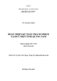 Tóm tắt luận văn thạc sĩ: Hoàn thiện kế toán trách nhiệm tại bưu điện tỉnh Quảng Nam