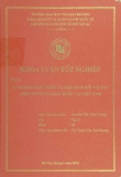 Khóa luận tốt nghiệp: Xu hướng phát triển và giải pháp đối với bảo hiểm tín dụng xuất khẩu tại Việt Nam