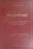 Khóa luận tốt nghiệp: Quy định của tổ chức thương mại thế giới về thương mại và dịch vụ và khả năng thích ứng của Việt Nam