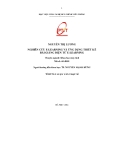 Tóm tắt luận văn Thạc sĩ:  Nghiên cứu E-learning và ứng dụng thiết kế bài giảng điện tử E-learning