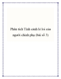 Bài văn mẫu lớp 10: Phân tích tình cảnh lẻ loi của người chinh phụ (bài số 3)