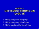 Bài giảng Quản trị kinh doanh quốc tế - Chương 5: Môi trường thương mại quốc tế